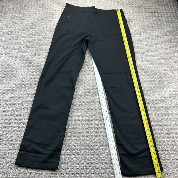 2016 By PARASUCO Pants Women Size 12 Black Cotton Viscose Stretchy - Picture 4 of 10